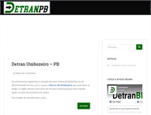 Tablet Screenshot of detranpb.org